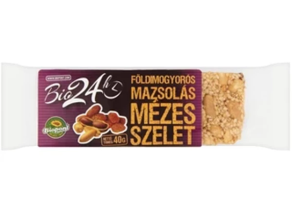 Biopont földimogyorós mézes szelet 40g BioPont (2024.09.21)