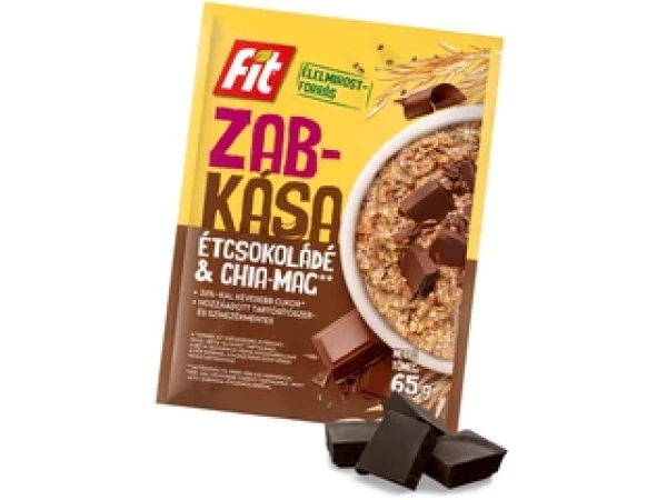 Fit reggeli zabkása chia étcsoki 65g (2025.01.08)