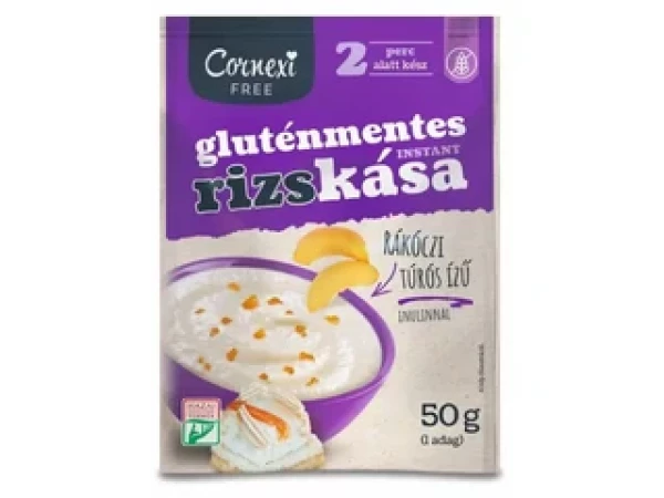 Cornexi Free Gluténmentes Rizskása (Rákóczi túrós ízű) 50 g