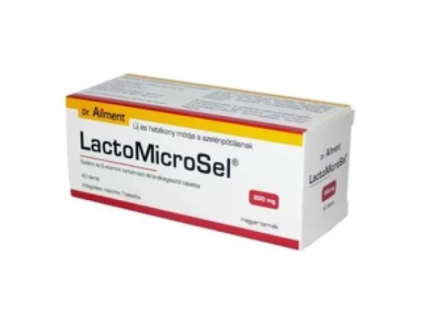 Dr. Aliment Lactomicrosel tabletta 40db 200mg (2025.01.31)