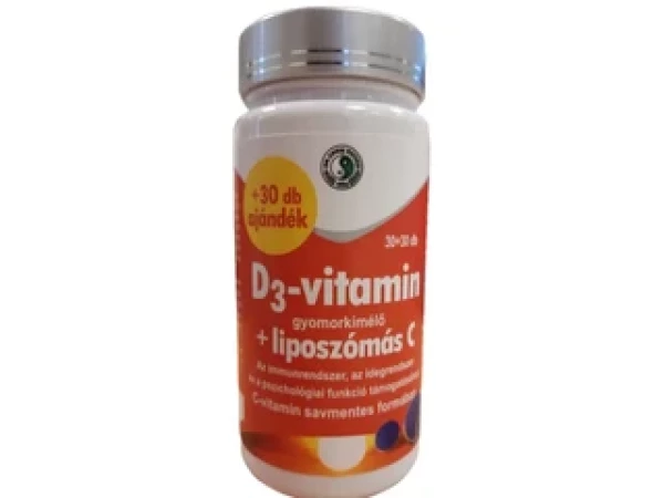 Dr. Chen D3-Max Liposzómás C-vitamin kapszula 30+30 db