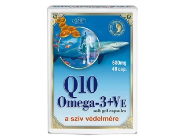 Dr. Chen Q10 + Omega-3 halolaj kapszula 40db