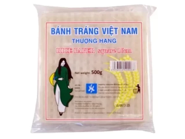 Bánh Táng Vietnam Ehető rizspapír (16cm, négyzet) 500g