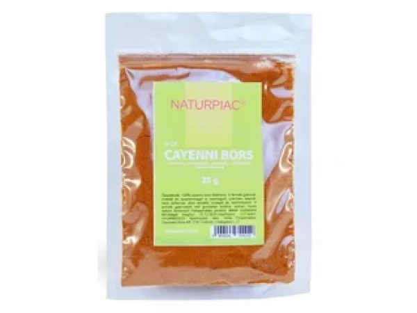 NaturPiac Cayenne bors, őrölt 25g