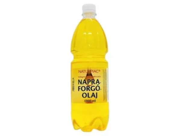 NatúrPiac Hidegen sajtolt, extra szűz napraforgóolaj 1000 ml