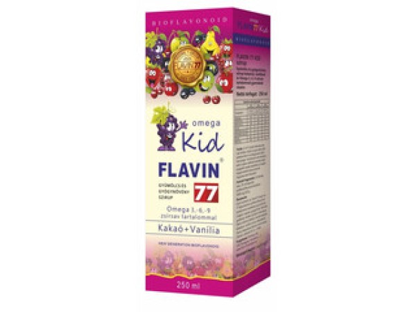 Flavin 77 Omega Kid szirup 250 ml (pink)