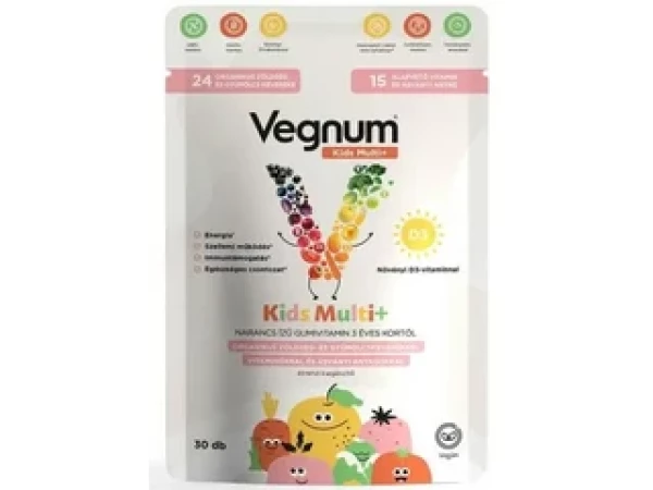 Vegnum Kid Multi+ gumivitamin 30db (2025.01.25)