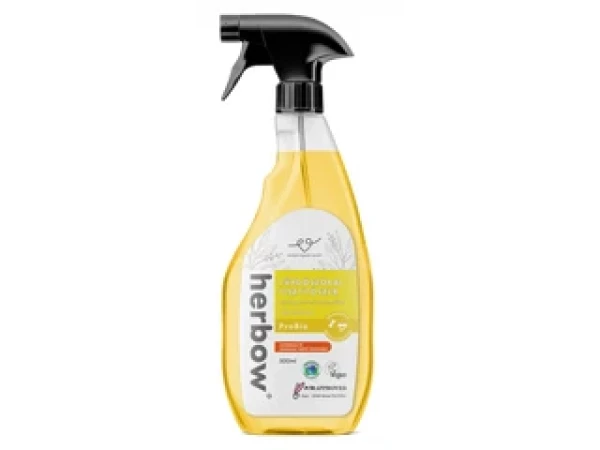 Herbow Fürdőszobai tisztító Probiotikus spray Friss citrus illattal 500 ml