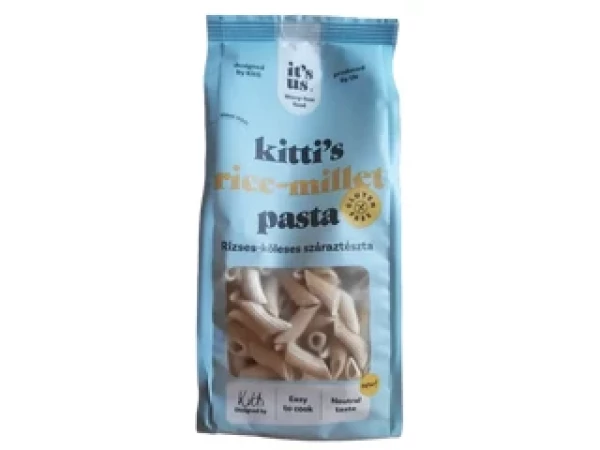 its us KITTIs Gluténmentes rizses-köleses száraztészta penne 200 g