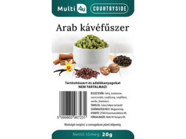 Multi 4U Countryside arab kávéfűszer 20g (2025.03.30)