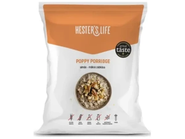 Hesters Life Poppy porridge - Almás-mákos zabkása 50g