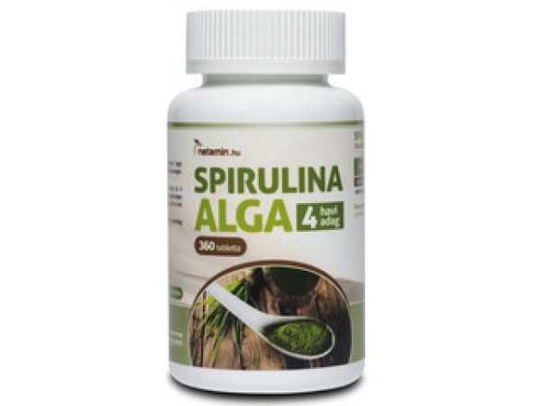 Netamin Spirulina Alga tabletta 360 db