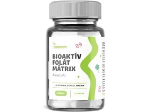 Netamin Bioaktív Folát Mátrix kapszula 30 db