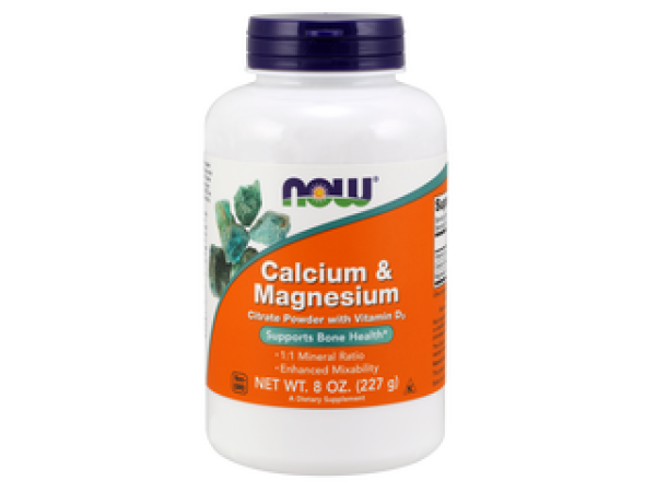 Now Foods Kalcium és Magnézium por 227g