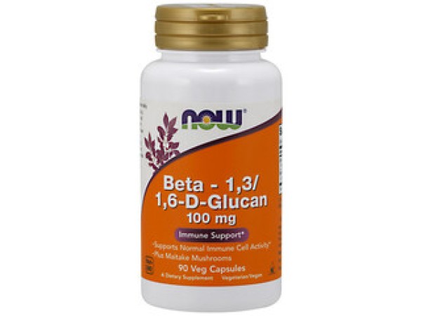 NOW Beta 1,3/1,6 D-Glucan 100 mg 90 db