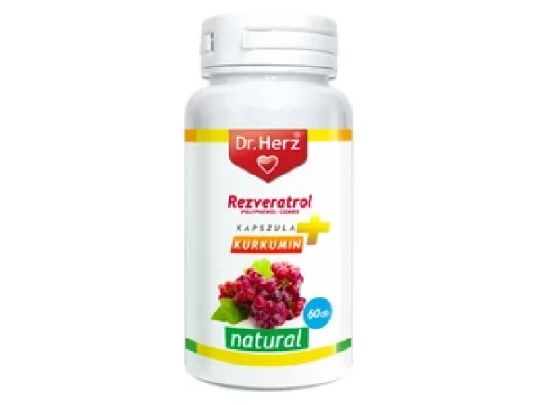 Dr. Herz Rezveratrol + Kurkumin kapszula 60 db