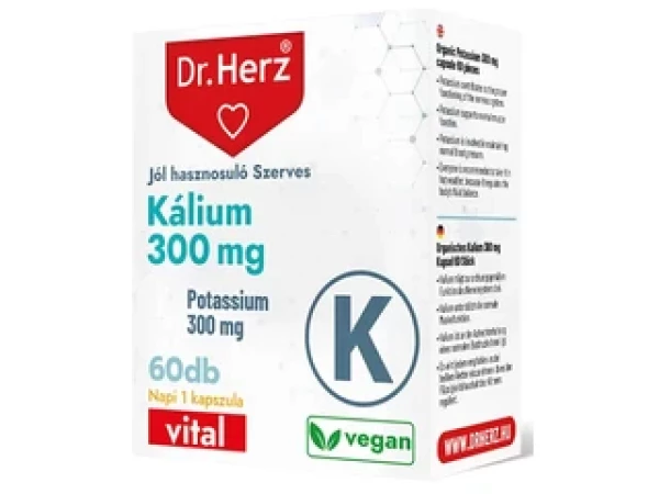 Dr. Herz Szerves Kálium 300 mg 60 db kapszula