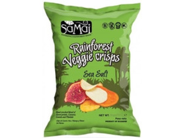 Rainforest zöldség chips tengeri sós 57g SAMAI
