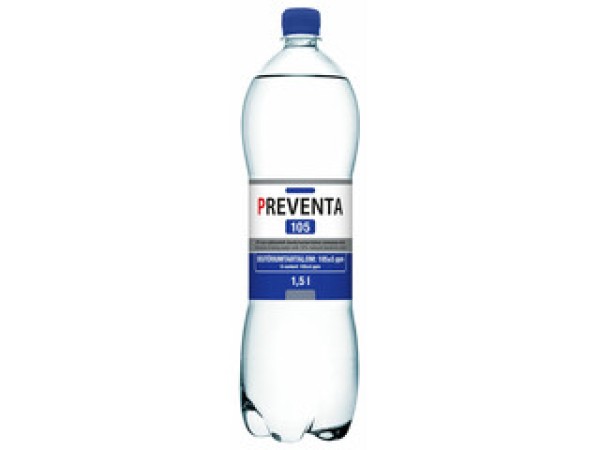 Preventa 105 csökkentett deutérium víz szénsavas 1,5l