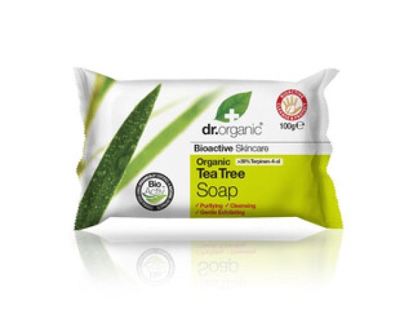 Dr. Organic Bio Teafa szappan 100g