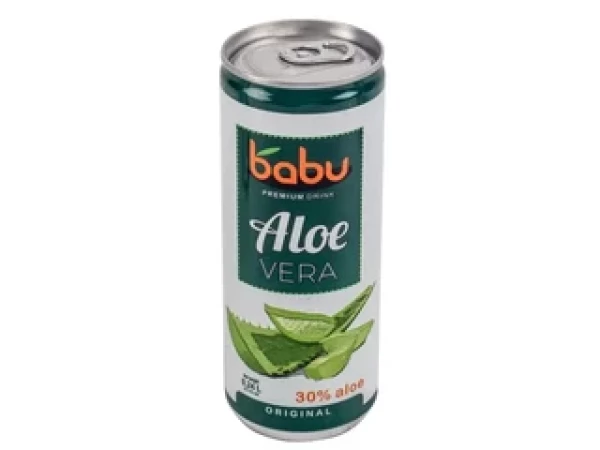 Babu Aloe Vera szénsavmentes ital Natúr 240 ml