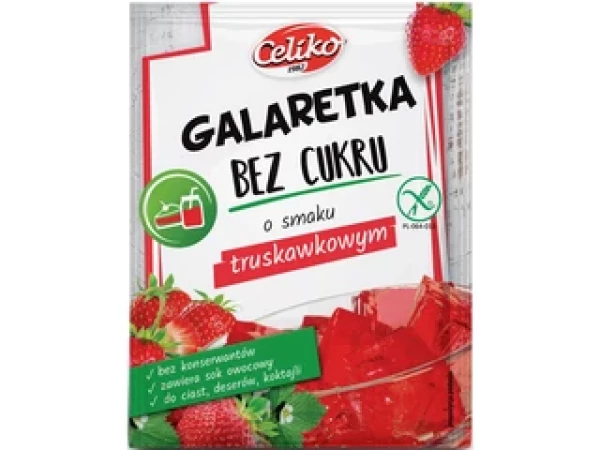 Celiko Gluténmentes tortazselé Cukormentes Eper 14g (2024.11.30)