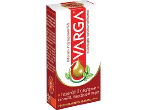 Varga Hajerősítő Cseppek kimerült, töredezett hajra 50 ml