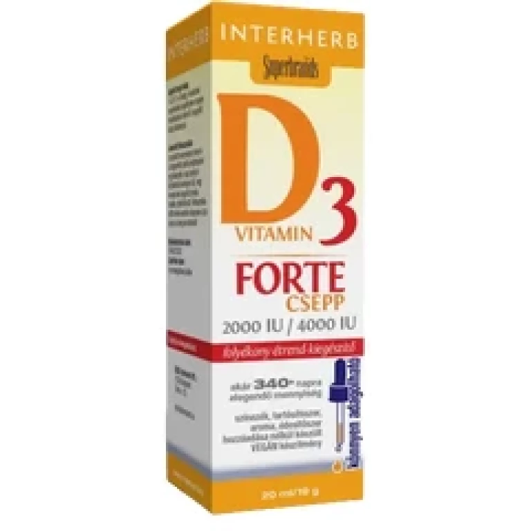 Interherb D3-vitamin FORTE csepp 20 ml