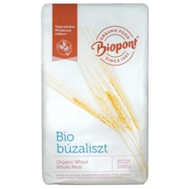 Biopont BIO búzaliszt, teljesőrlésű 1 kg (2024.10.12)