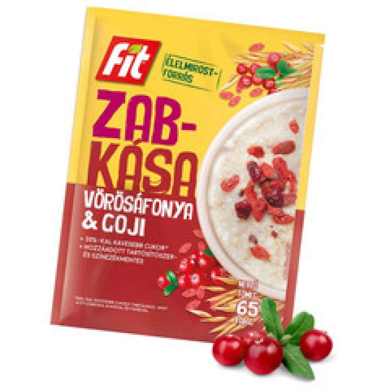 Fit reggeli zabkása goji vörösáfonya 65g (2025.01.04)