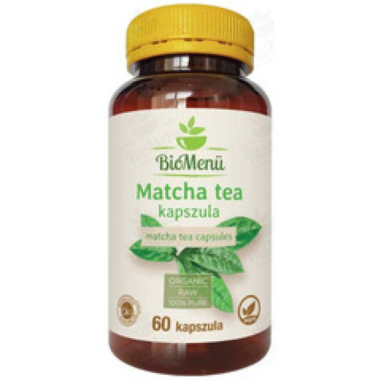 BioMenü BIO MATCHA TEA kapszula 60 db (2025.03.31)