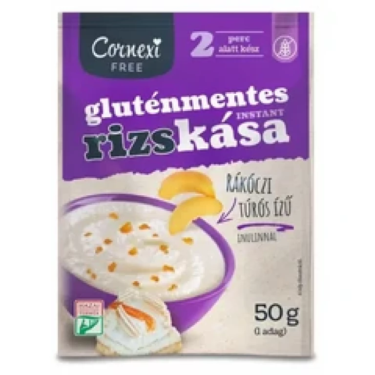 Cornexi Free Gluténmentes Rizskása (Rákóczi túrós ízű) 50 g