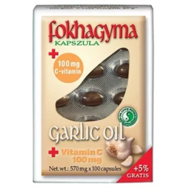 Dr. Chen Fokhagymaolaj kapszula C-vitamin 100db