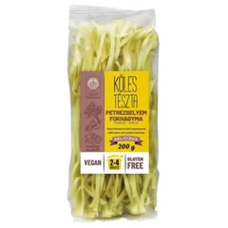 Éden Prémium Easy Pasta Kölestészta Szélesmetélt (Petrezselymes - Fokhagymás) 200g