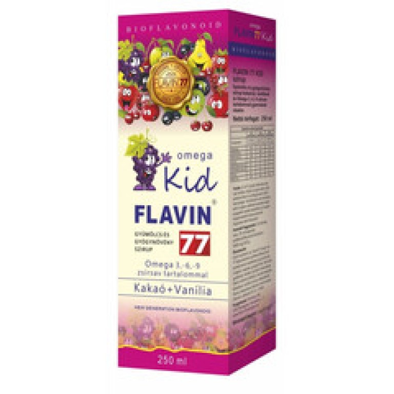 Flavin 77 Omega Kid szirup 250 ml (pink)