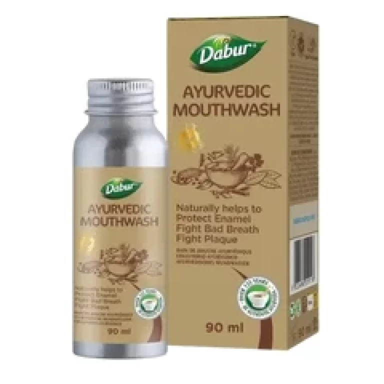 Dabur Ayurvedikus Szájöblögető gyógynövényekkel 90 ml