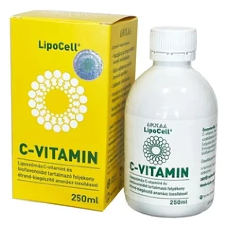 LipoCell C-Vitamin ananász ízesítéssel 150ml