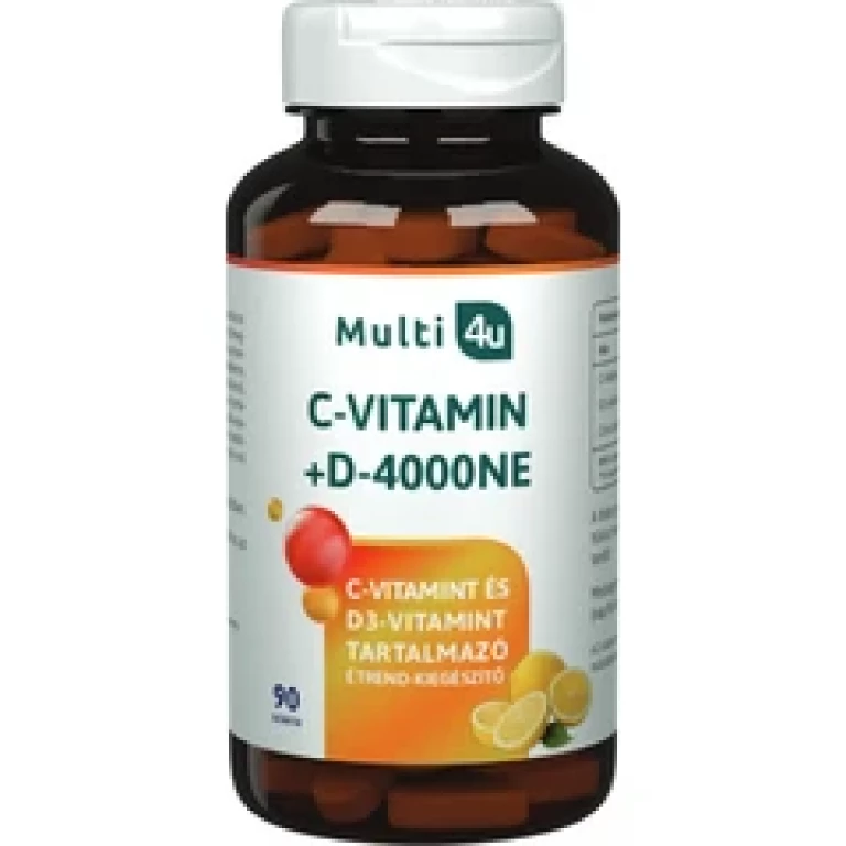 Multi 4U C 1000+D 4000 vitamin tabletta 90db