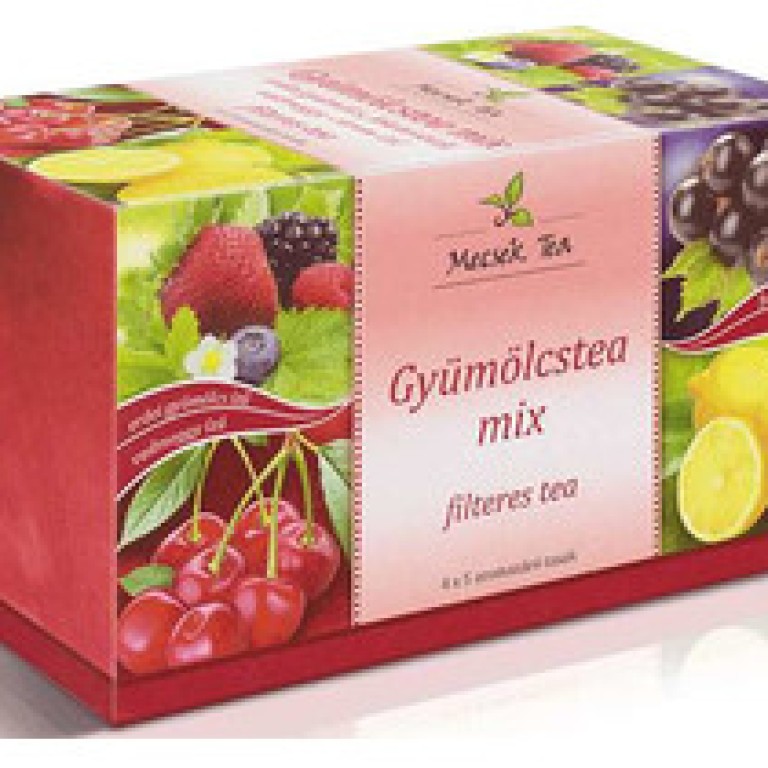 Mecsek Gyümölcstea Mix (erdei gyümölcs, feketeribizli, vadmeggy, citrom) 4x5x2g