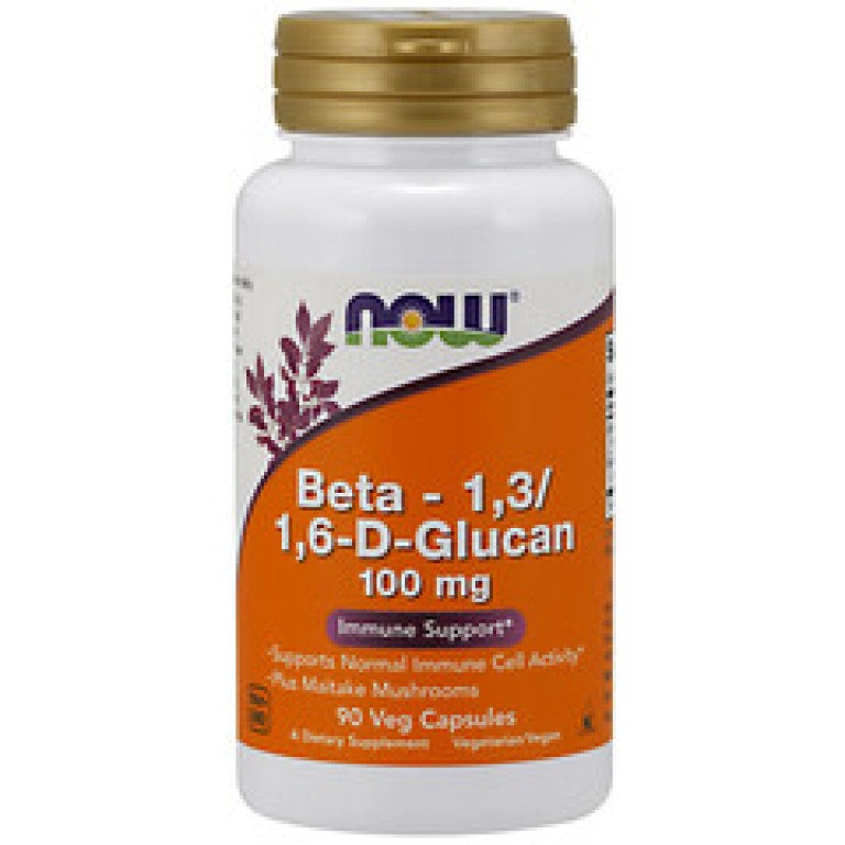 NOW Beta 1,3/1,6 D-Glucan 100 mg 90 db