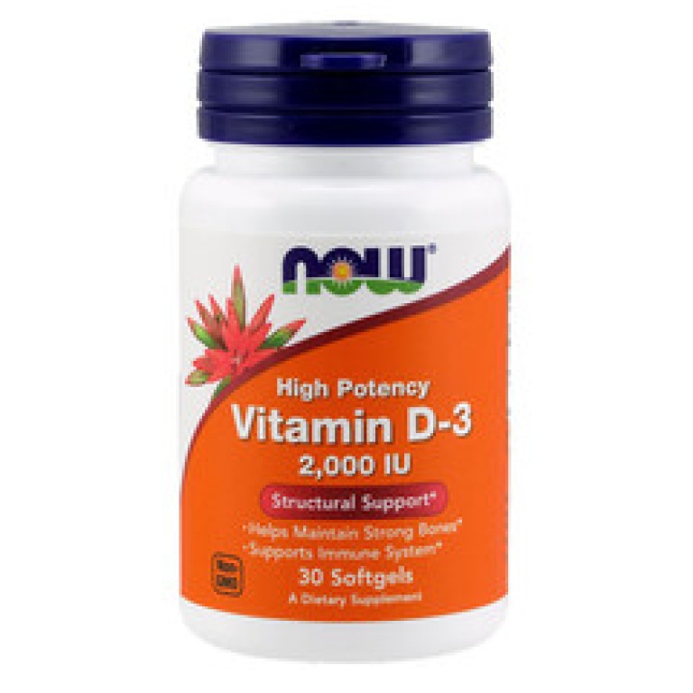 NOW Vitamin D3-2000UI 120db