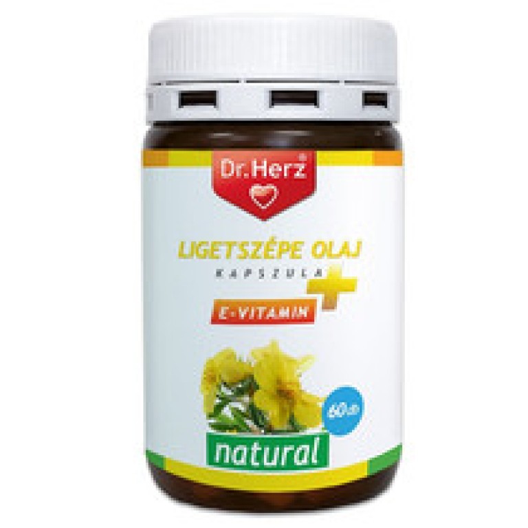 Dr. Herz Ligetszépe olaj + E-vitamin kapszula 60 db