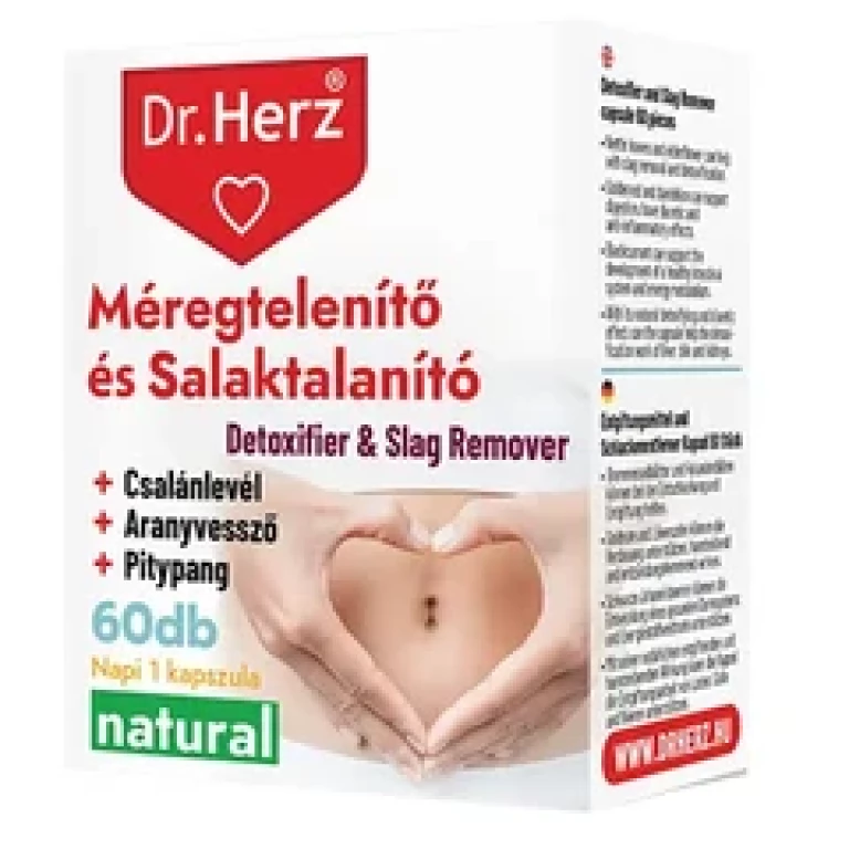 Dr. Herz Méregtelenítő és Salaktalanító 60 db kapszula