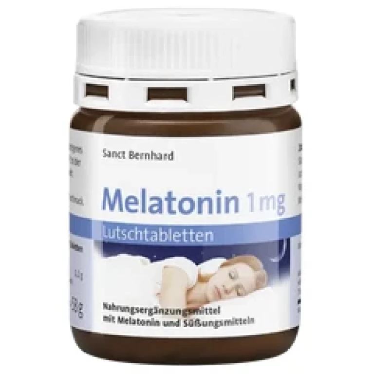 Sanct Bernhard Melatonin 1 mg rágótabletta (bodza-citrus íz) 120 db