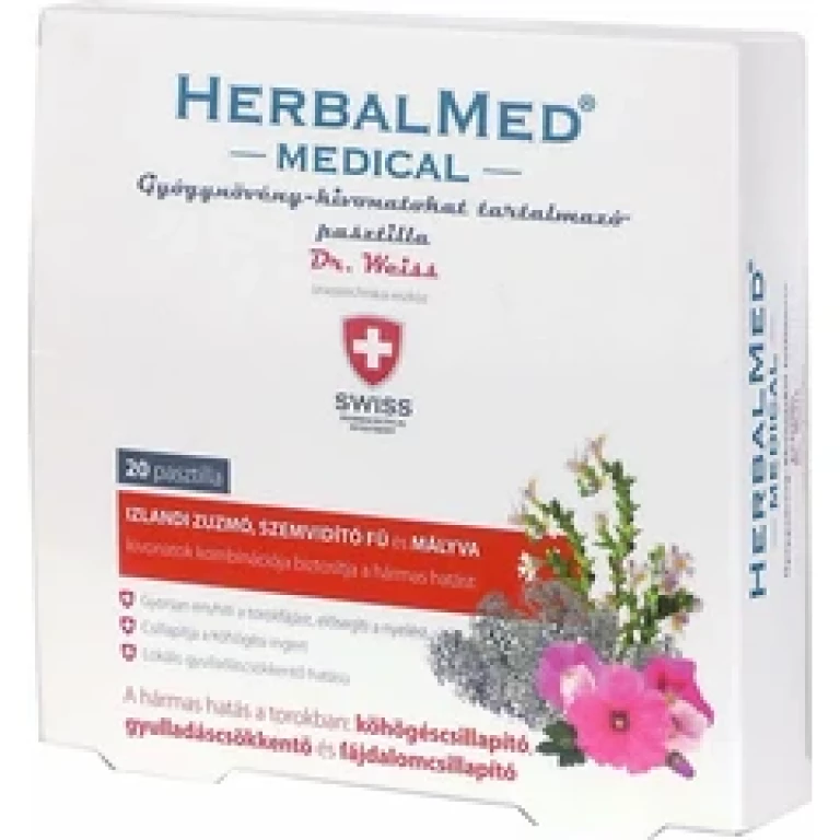 Herbal Med medical pasztilla 20db