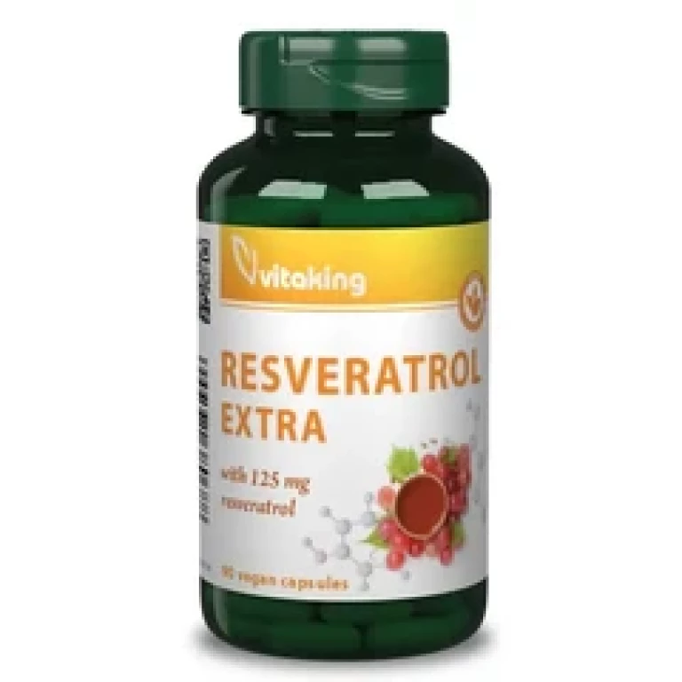 Vitaking Resveratrol Extra Vegan Kapszula 90 db