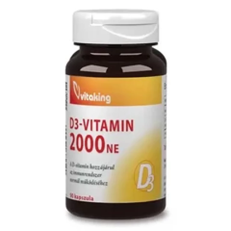 Vitaking D3-vitamin 2000 NE kapszula 90db