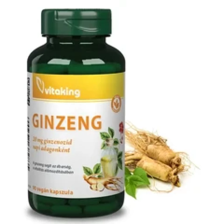 Vitaking Ginseng kivonat 100mg kapszula 90 db