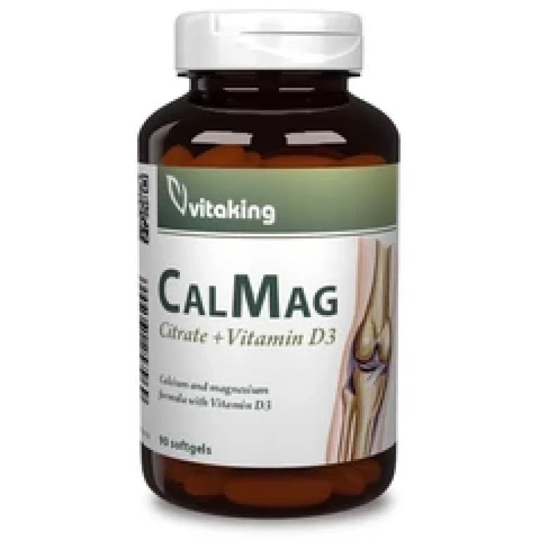 Vitaking CalMag citrát + D3-vitamin gélkapszula 90 db (2025.01.15)