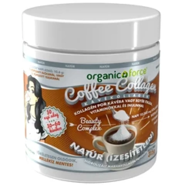 Organic Force Coffee Collagen - Kávékollagén (Natúr ízű) 318 g